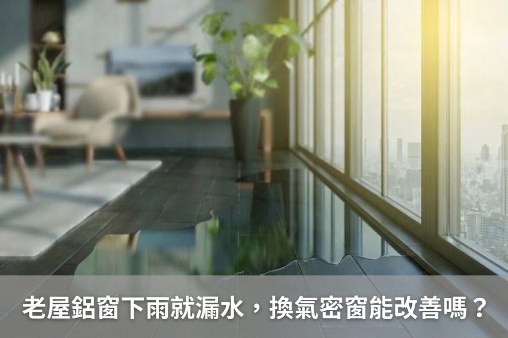 老屋鋁窗下雨就漏水,換氣密窗能改善嗎?